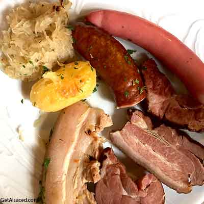 traditional alsace food in alsace france