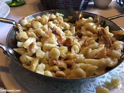 spaetzle from alsace france