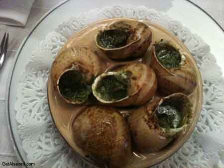 escargot from alsace france