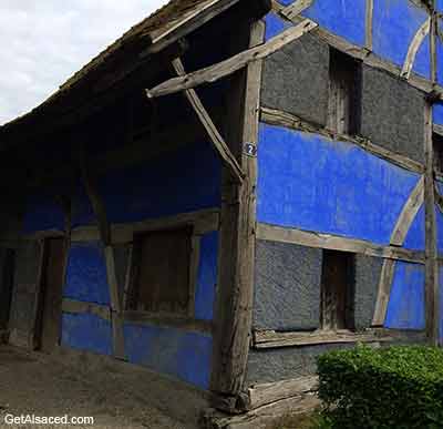 old alsace house in france