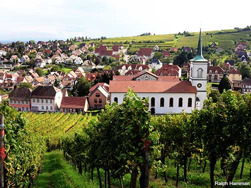 Barr a small Alsace village in France