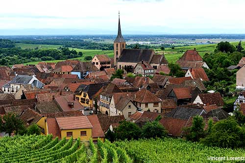 Blienschwiller a small village on the Alsace Wine Route in France