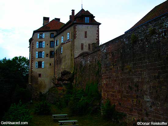 historic building small village alsace france