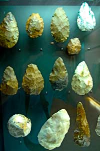 Prehistoric stone tools