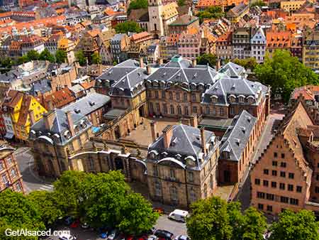 view of historic strasbourg in alsace in france