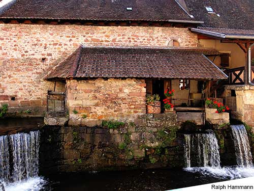 andlau town river