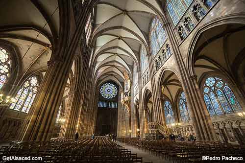 strasbourg cathedral in alsace france