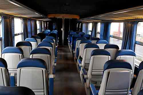 inside of a train in alsace france