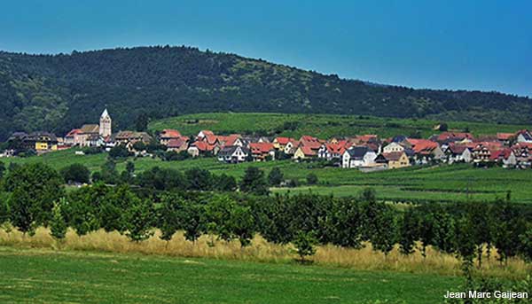 Alsace village of Itterswiller in France