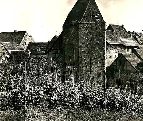 old village in alsace france