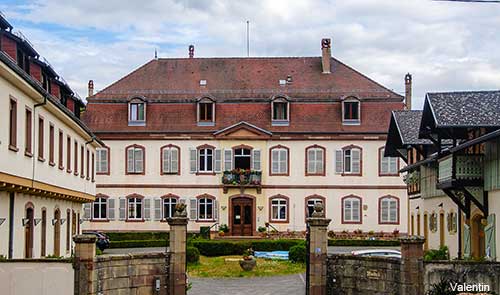 Alsace village of Ottrott in France