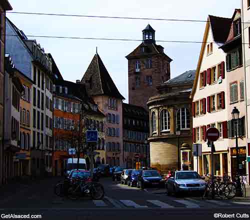 historic center of Strasbourg in Alsace France