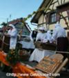 A float from a parade at an Alsatian festival