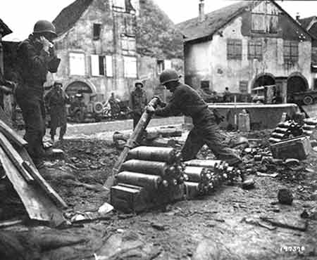 soldiers in alsace france in world war two